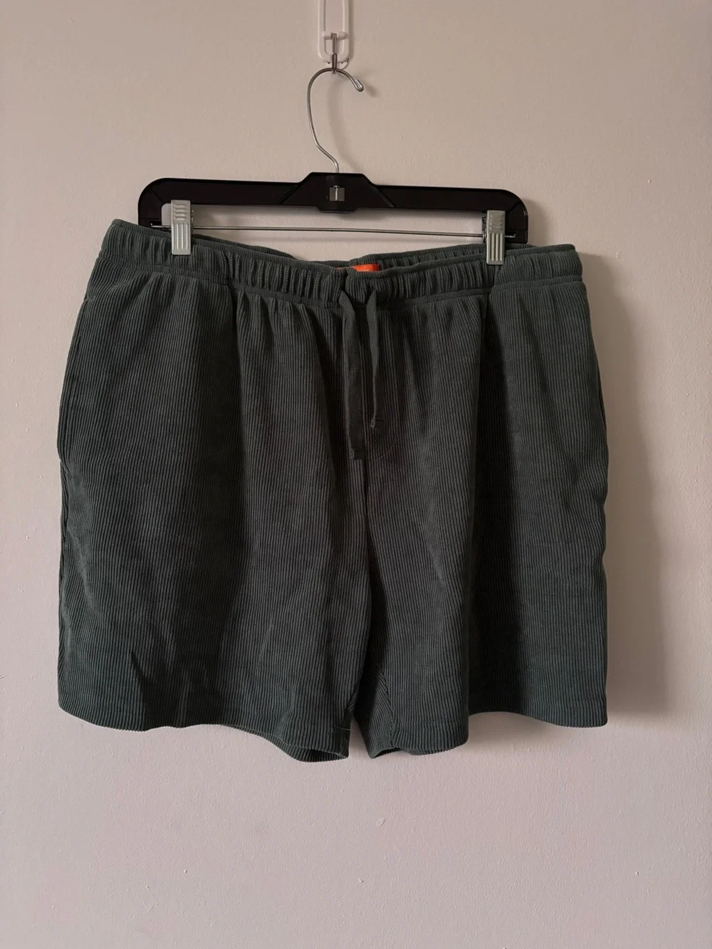 Corduroy Drawstring Hybrid Shorts - Charcoal
